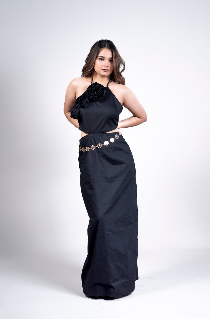 Black Rose One Piece - Vibes and Petals