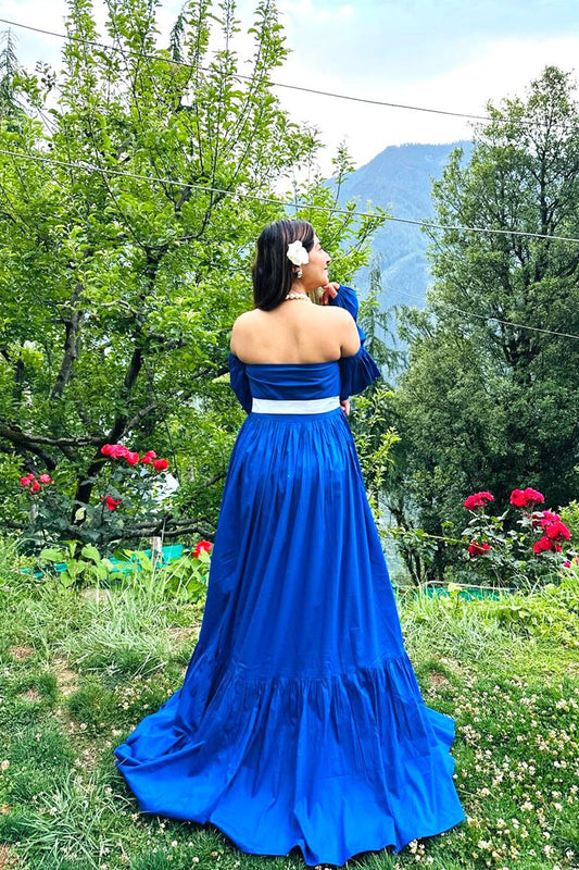 Bluebell Off - Shoulder Gown - Vibes and Petals