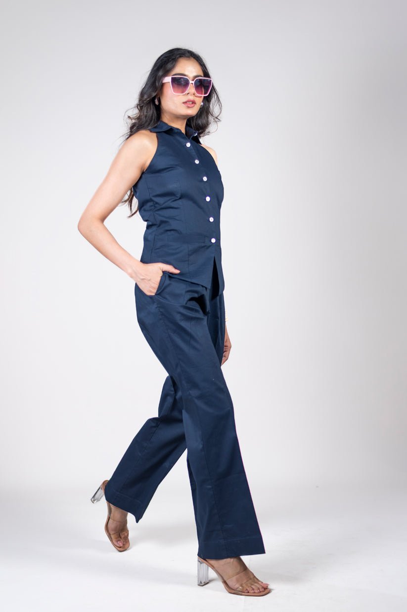 Boss Blue Co - ord Set - Vibes and Petals