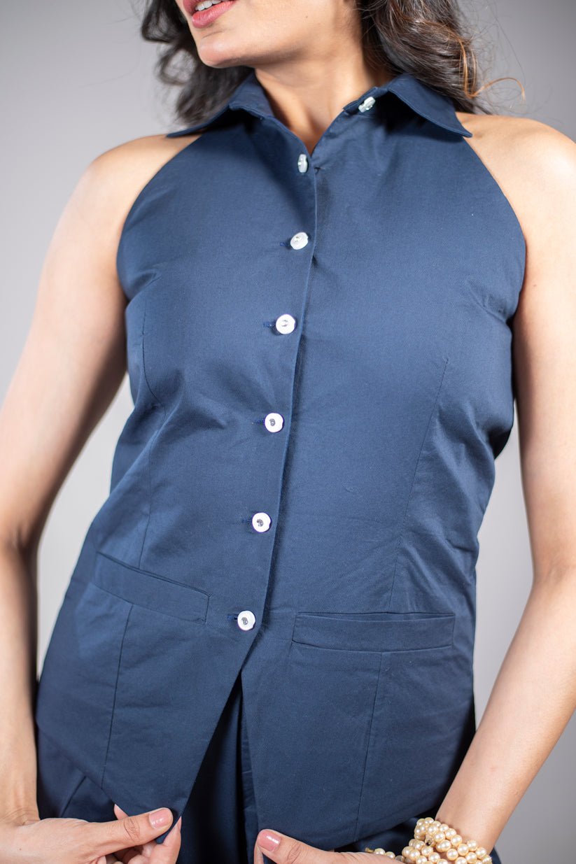 Boss Blue Co - ord Set - Vibes and Petals