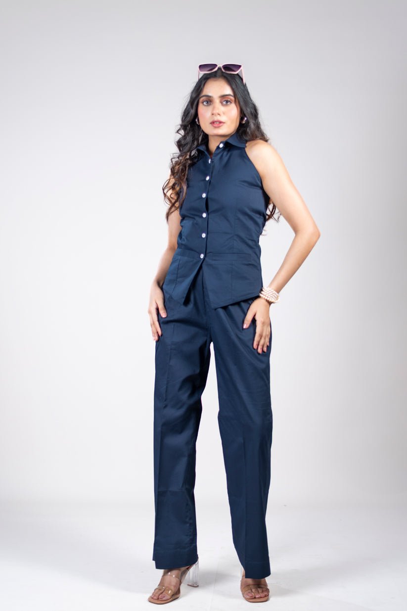 Boss Blue Co - ord Set - Vibes and Petals