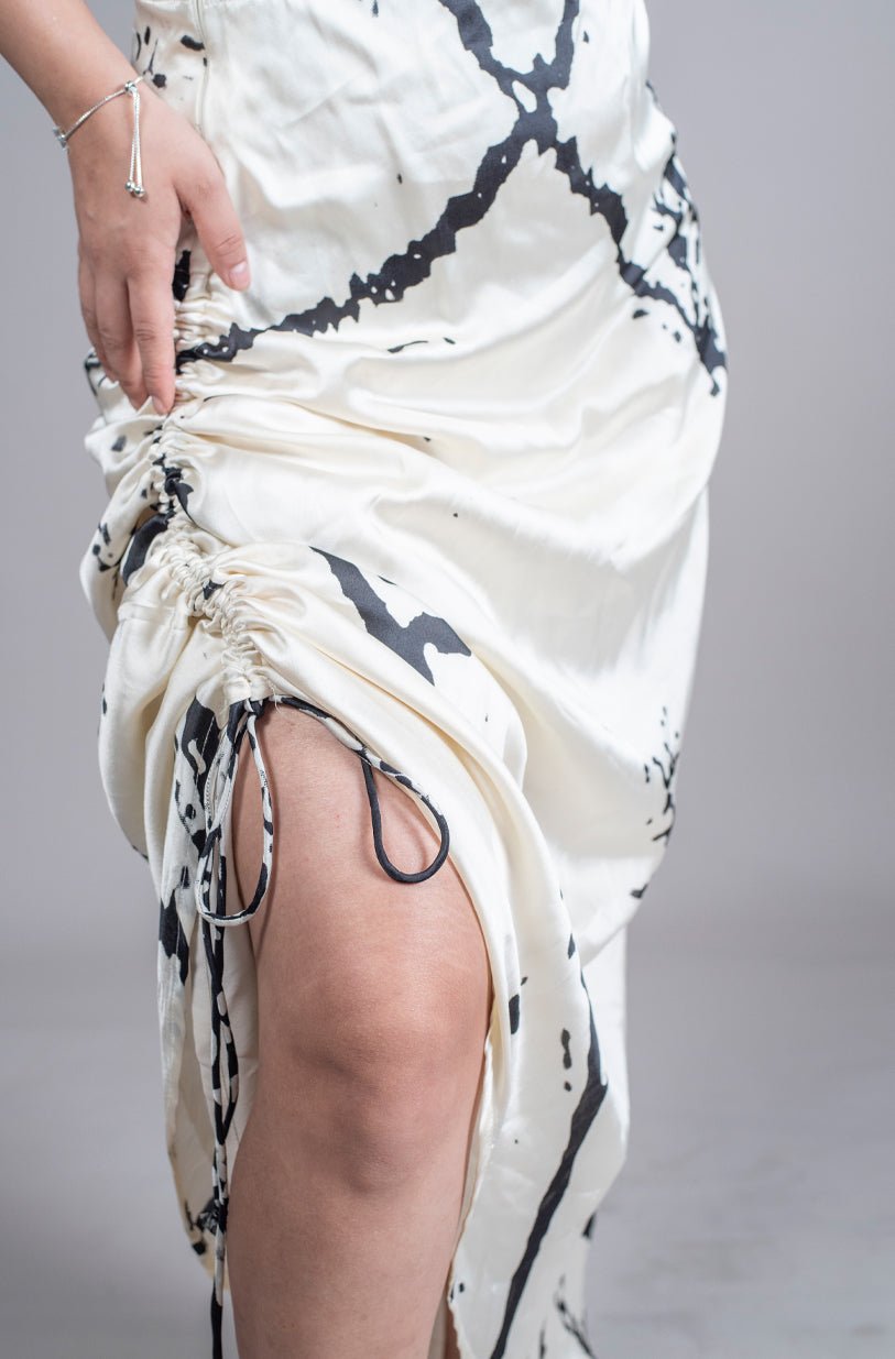 Ink And Ivory Dress - Vibes and Petals