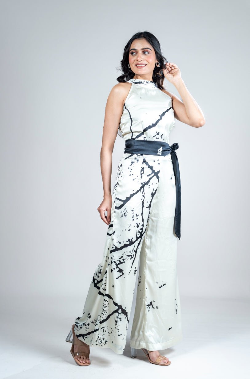 Ink And Ivory Jumpsuit - Vibes and Petals