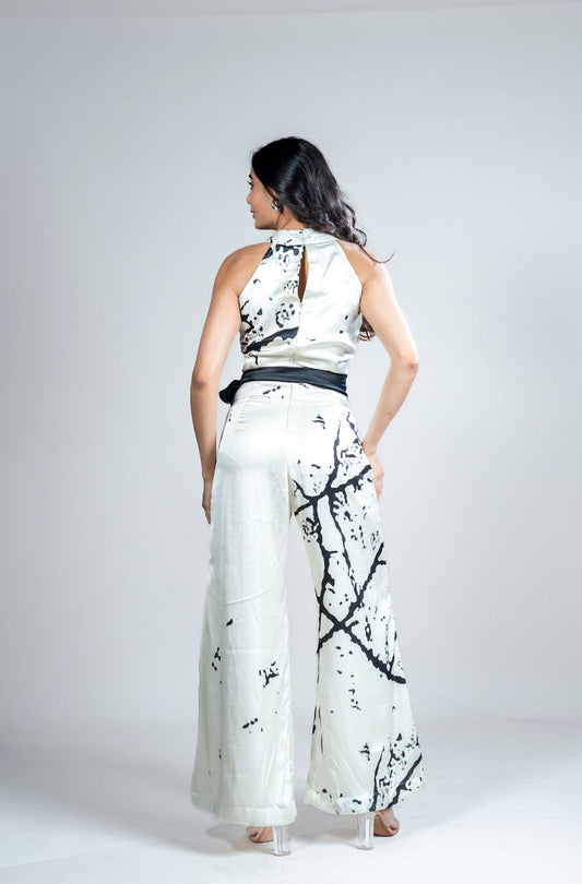 Ink And Ivory Jumpsuit - Vibes and Petals
