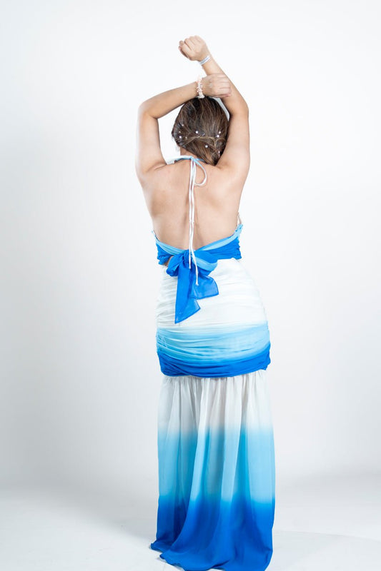 Shaded Mermaid Beach Dress - Vibes and Petals