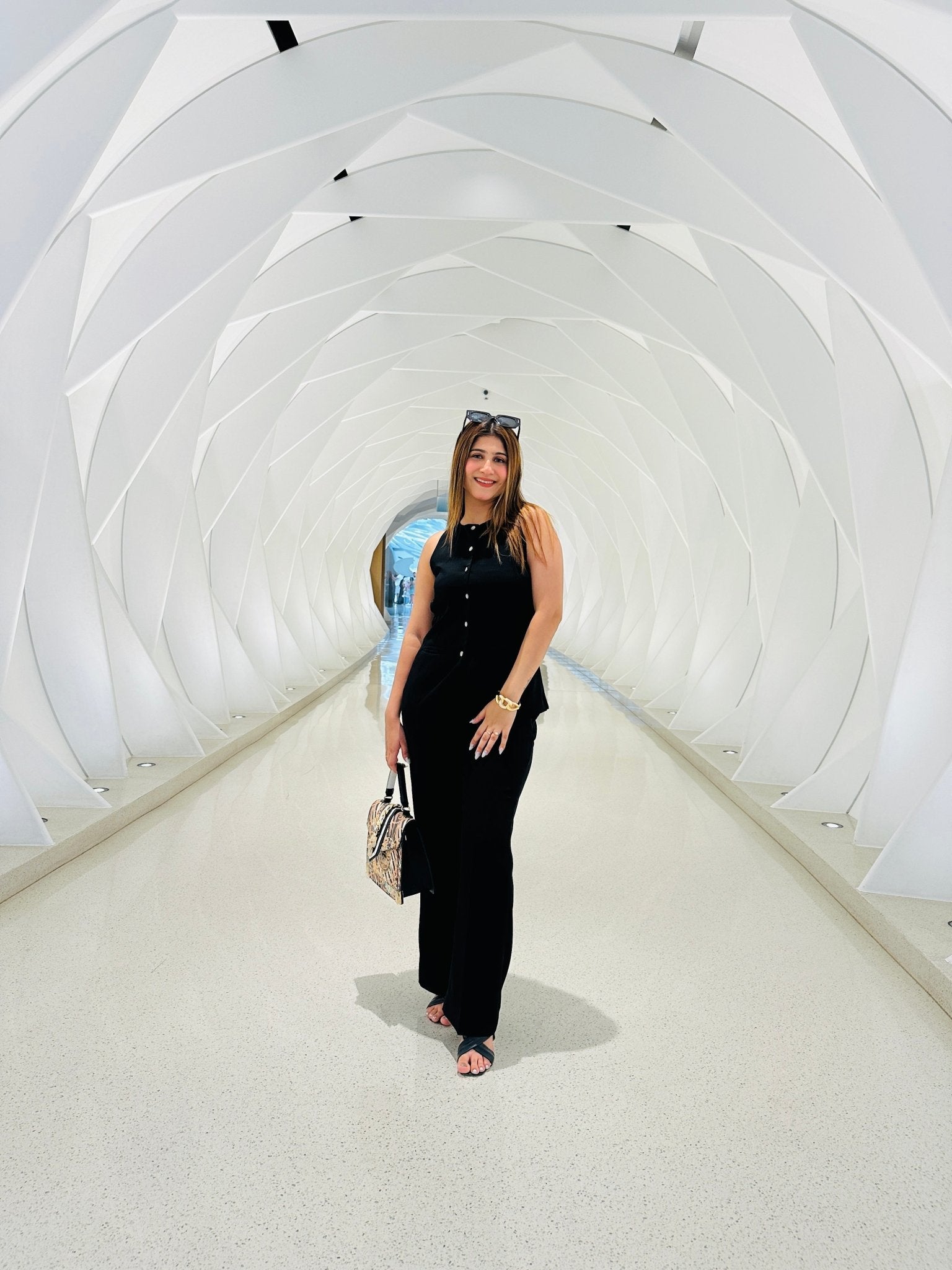 Women's Sleeveless Black Button - Down Power Suit – Elegant Wide - Leg Pants Set - Vibes and Petals