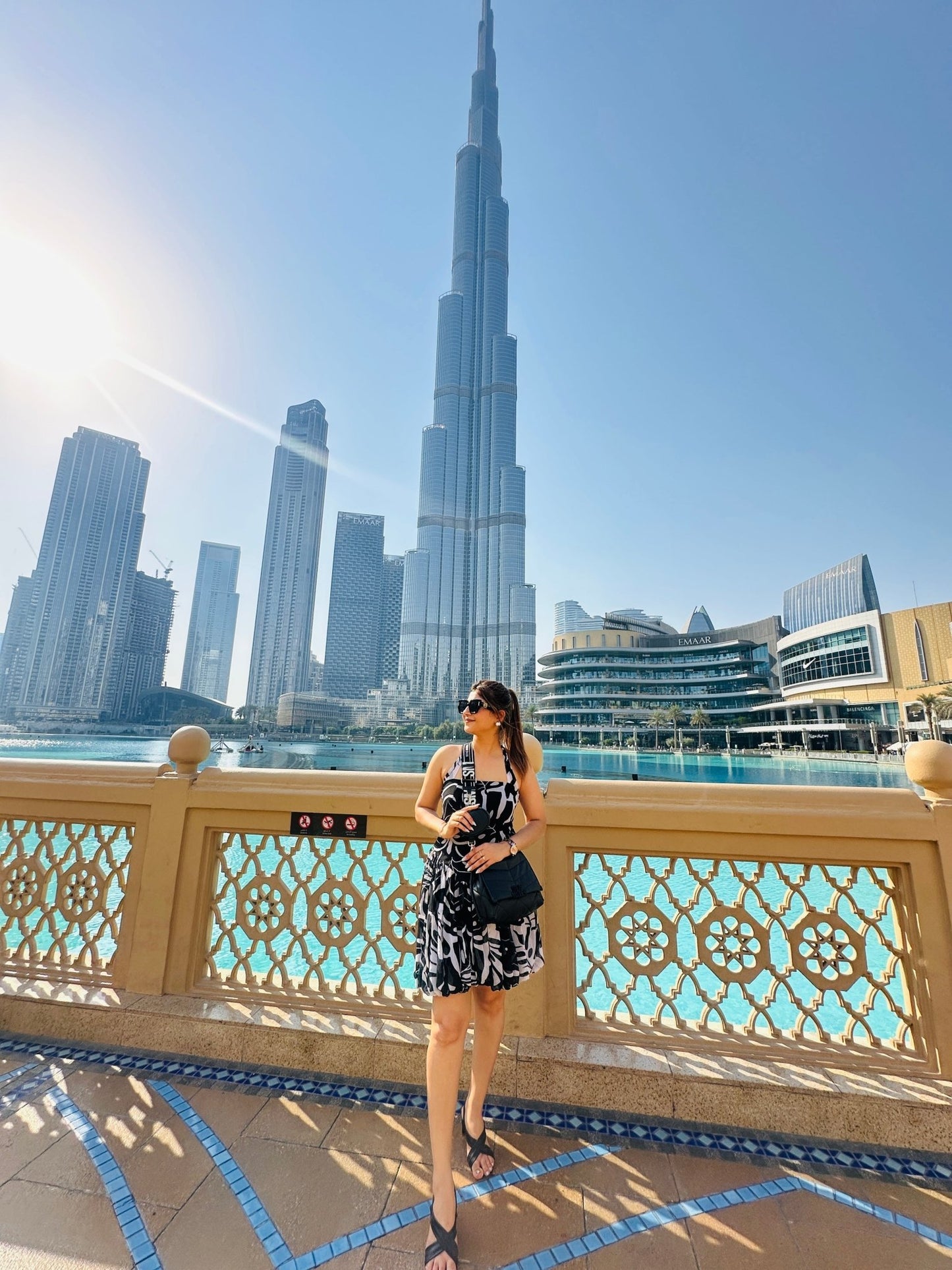 Black & White Halter Neck Mini Dress – Summer Casual Party Outfit - Vibes and Petals