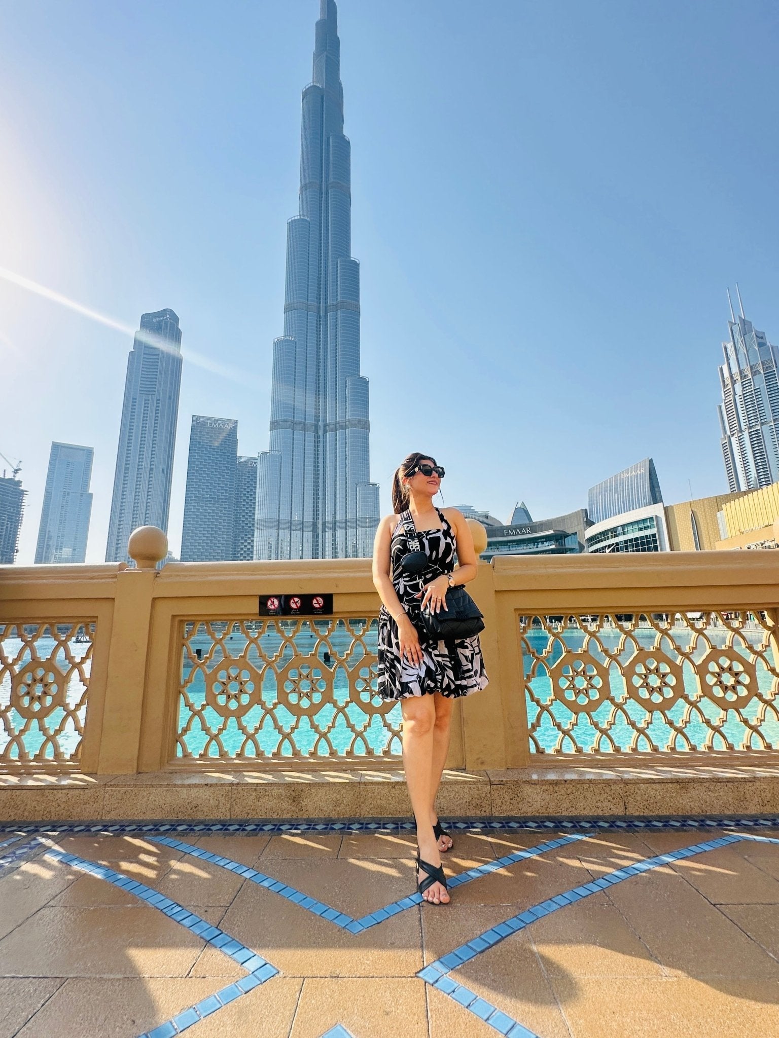 Black & White Halter Neck Mini Dress – Summer Casual Party Outfit - Vibes and Petals