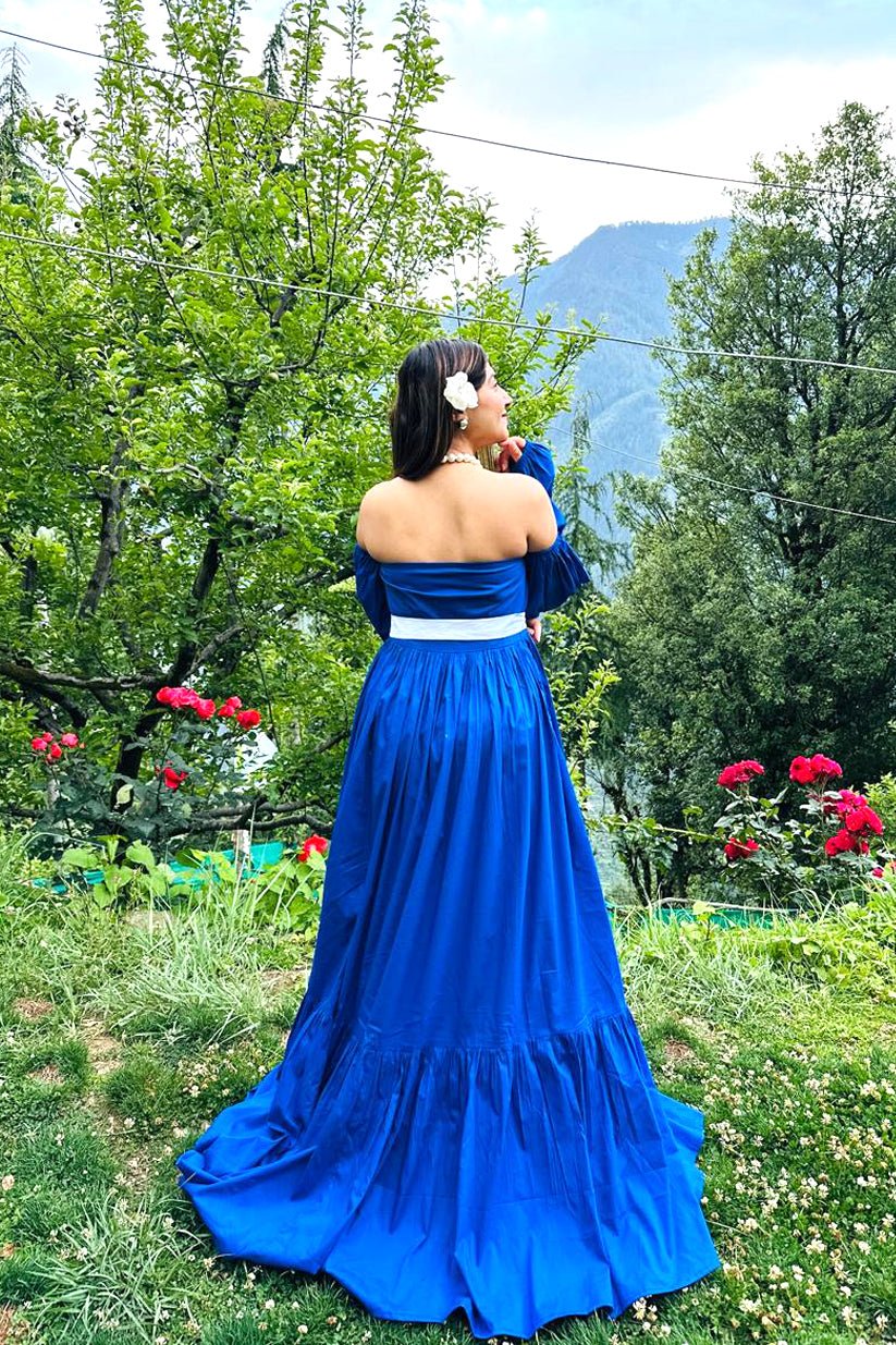 Bluebell Off - Shoulder Gown - Vibes and Petals