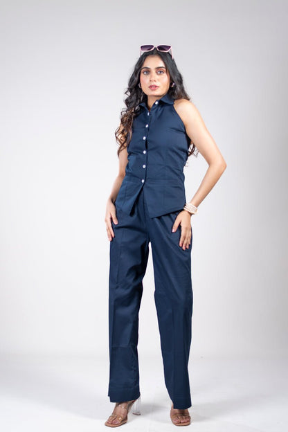 Boss Blue Co - ord Set - Vibes and Petals