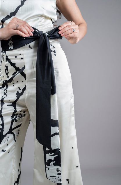 Ink And Ivory Jumpsuit - Vibes and Petals