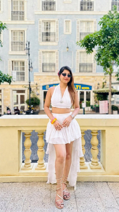 The Lemon Yellow High - Low Set - Vibes and Petals